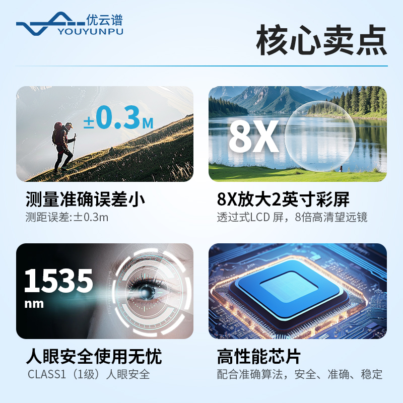 多功能高精度激光測(cè)距測(cè)高儀